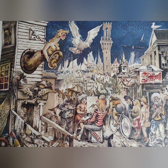 Provincetown Art Print by Xavier Gonzalez